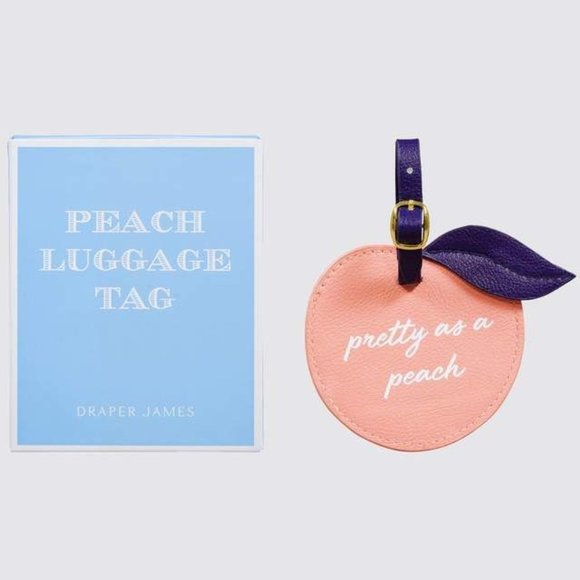 Draper James Women's Luggage Tag Pretty As A Peach - Picture 2 of 8
